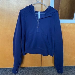 Night sea lululemon scuba half zip